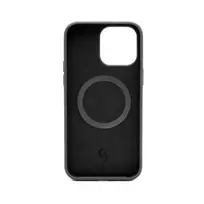 iphone 14 nugarele - Connect Apple iPhone 14 Pro Max Premium MagSafe Soft Touch Silicone Case Juodas (Black) - 2 nuotrauka