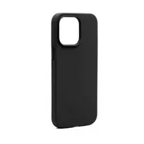 iphone 14 nugarele - Connect Apple iPhone 14 Pro Max Premium MagSafe Soft Touch Silicone Case Juodas (Black) - 3 nuotrauka