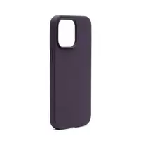 iphone 14 nugarele - Connect Apple iPhone 14 Pro Max Premium MagSafe Soft Touch Silicone Case - Violetinis (Purple) - 3 nuotrauka