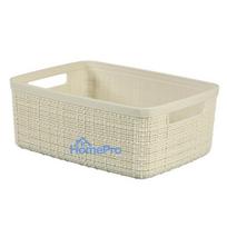 daiktadeze curver - Daiktadėžė Curver Jute, 5 l, kreminė (Cream), 27 x 20 x 11 cm - 2 nuotrauka