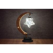 lovos lempa - EID Stalinis šviestuvas prie lovos Twirl star Art Deco (3 versija) - 3 nuotrauka