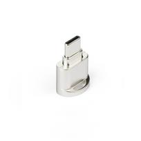 microsd cards - OEM Kortelių skaitytuvas Type-C (MicroSD) Sidabrinis (Silver) - 2 nuotrauka