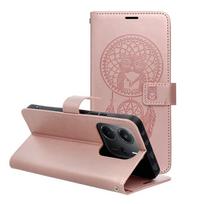 redmi note 14 5g atverciamas deklas - MEZZO atverčiamas dėklas XIAOMI Redmi Note 14 PRO 5G / 14 PRO PLUS 5G Dreamcatcher Rožinė Auksinė (Rose Gold) - 5 nuotrauka