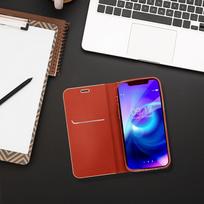 redmi 5g telefonas - LUNA "Book Case" auksinis skirtas XIAOMI Redmi 15 4G / 5G (171.1) Raudonas (Red) - 5 nuotrauka