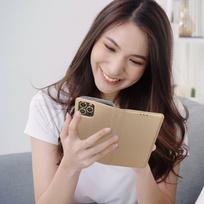 atverciamas telefonas - OEM Honor Magic 7 Pro Smart Case Book auksinis (Gold) - 3 nuotrauka