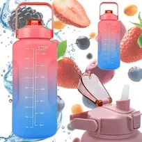 motyvacine gertuve - Extralink Motyvacinis buteliukas, 2000 ml, Raudona-Mėlyna (Red-Blue) - 3 nuotrauka