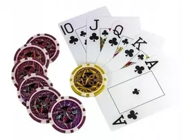 kojos - EXTRALINK Pokerio rinkinys PREMIUM 300 žetonų, 2 talės, kojos dėžėje - 3 nuotrauka