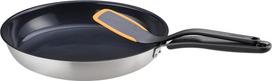 fiskars keptuves 28 cm - Fiskars FF 1075040 keptuvės ir mentelės rinkinys, 28 cm, nerūdijantysis plienas, Sidabro (Silver) sp. - 2 nuotrauka