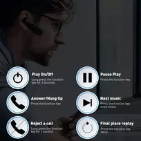 laisvu ranku iranga tellur bluetooth - Tellur Vox 40 Juodas (Black) - 5 nuotrauka