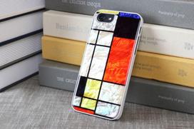 senukai iphone - iKins case for Apple iPhone 8/7 mondrian baltas - 3 nuotrauka