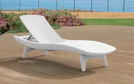 gultai senukai - Gultas Keter Pacific Sun White, 1970x750x400 mm - 3 nuotrauka