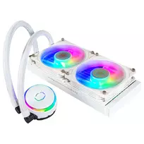 procesoriaus cpu ausintuvas - Cooler Master MasterLiquid PL240 Flux Baltas (White) - 3 nuotrauka