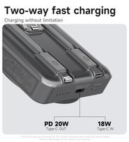 magsafe baterija - Dudao K29, 10000mAh, 20W, MagSafe, pilkas - 4 nuotrauka