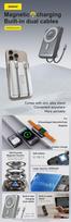 magsafe baterija - Dudao K29, 10000mAh, 20W, MagSafe, pilkas - 7 nuotrauka