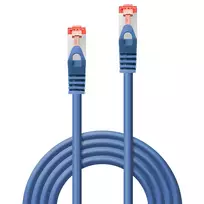 kabelis cat6 1m - Lindy Cat.6 S/FTP Network Cable 1m Blue - 2 nuotrauka