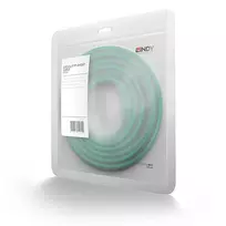 tinklo kabelis 50m - Lindy Cat.6 S/FTP 27AWG Network Cable 1.5m Green - 3 nuotrauka