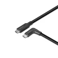 usb type c laidas 2 m - LINDY 32017 USB 3.2 Type-C Laidas 0.5m 90° Kampas Juodas (Black) - 2 nuotrauka
