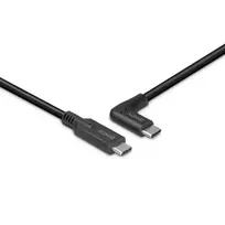 usb type c laidas 2 m - LINDY 32017 USB 3.2 Type-C Laidas 0.5m 90° Kampas Juodas (Black) - 4 nuotrauka