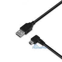 usb laidas 90 - Lindy USB 2.0 Type A į Mini-B 2m 90 laipsnių Juodas (Black) - 3 nuotrauka