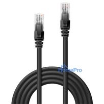utp cat6 juodas - Lindy Cat.6 U/UTP PVC Network Cable 0.3m Black - 3 nuotrauka