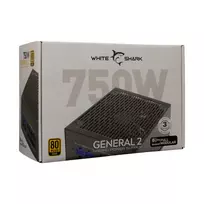 maitinimo blokas 750w - White Shark GPSU-750W General-2 750W 80 PLUS GOLD Full Modular Baltas (White) - 2 nuotrauka