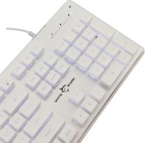 zaidimu klaviaturos shark - White Shark GK-003241 Tachi Balta (White) - 4 nuotrauka