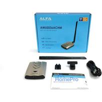network adapter - Alfa Network AWUS036ACHM USB Adapteris Juodas (Black) - 4 nuotrauka