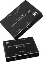 kabelia dp - Techly IDATA-DP-2DP-8KT DisplayPort 1.4 vaizdo signalo jungiklis 8K, dvikryptis - 7 nuotrauka