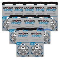 baterijos 675 - Rayovac Implant PRO+ PR44 675 Baterijos Klausos Aparatams 60 vnt. - 2 nuotrauka