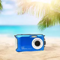 vandens fotoaparatas - Easypix Aquapix W3027 Wave Mėlynas (Marine Blue) - 3 nuotrauka