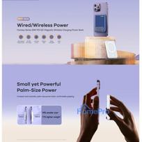 power bank wireless - Remax RPP-509, 5000mAh, 20W, Magnetic Wireless Charging, juodas (black) - 3 nuotrauka