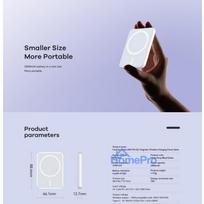 power bank wireless - Remax RPP-509, 5000mAh, 20W, Magnetic Wireless Charging, juodas (black) - 5 nuotrauka