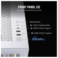 pc korpusas baltas - Corsair 3500X ARGB TG White (Baltas) - 3 nuotrauka