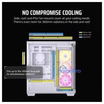 pc korpusas baltas - Corsair 3500X ARGB TG White (Baltas) - 4 nuotrauka