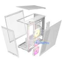 pc korpusas baltas - Corsair 3500X ARGB TG White (Baltas) - 8 nuotrauka