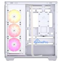 pc korpusas baltas - Corsair 3500X ARGB TG White (Baltas) - 9 nuotrauka