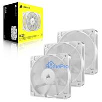 ventiliatoriai 120 mm - Corsair RS120 120 mm Korpuso Ventiliatorius 3 vnt Balta (White) - 6 nuotrauka