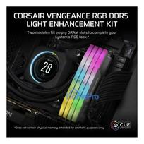 ddr5 - Corsair Vengeance RGB DDR5 2GB, Pilka (Grey) - 4 nuotrauka