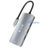 usb type c adapter to hdmi 60hz - Aula UC-910 6in1 Hub USB-C į HDMI 4K 30Hz / 2x USB 2.0 / USB 3.0 / PD įkrovimas / RJ45 Internetas (Pilkas) - 2 nuotrauka