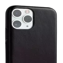 iphone korpusas - Korpuso galas, galinis dangtelis Evelatus               Leather Case for Apple iPhone 11 Pro       Black - 2 nuotrauka