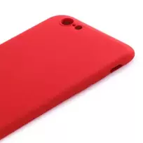 iphone korpusas - Korpuso galas, galinis dangtelis Evelatus         Apple      iPhone 6 / 6s Soft Silicone       Red - 2 nuotrauka