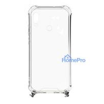 telefono dirzelis ant kaklo - Korpuso galas, galinis dangtelis Evelatus         Xiaomi      Redmi 7 Silicone TPU Transparent with Necklace Strap       Gold - 2 nuotrauka