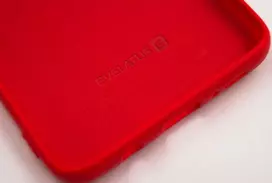 samsung galaxy s9 deklas - Korpuso galas, galinis dangtelis Evelatus         Samsung      S9 Soft Touch Silicone       Red - 3 nuotrauka