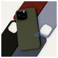 deklai iphone 14 silicone - Evelatus "Premium Soft Touch Silicone Case iPhone 14 Pro Max" Black - 5 nuotrauka