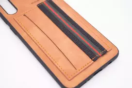 dangteliai plastikiniai - Korpuso galas, galinis dangtelis Evelatus         Samsung      A50 Cubit       Brown - 3 nuotrauka