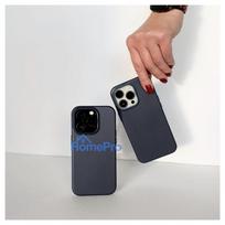 apple iphone 14 pro max leather case - Evelatus iPhone 14 Pro Max natūralios odos dėklas su MagSafe - Mėlynas (Blue) - 4 nuotrauka