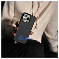 apple iphone 14 pro max leather case - Evelatus iPhone 14 Pro Max natūralios odos dėklas su MagSafe - Mėlynas (Blue) - 6 nuotrauka