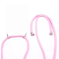 iphone xs max - Korpuso galas, galinis dangtelis Evelatus         Apple      iPhone Xs MAX Case with rope Pink       Transparent - 3 nuotrauka
