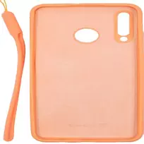 huawei p30 deklas - Korpuso galas, galinis dangtelis Evelatus         Huawei      P30 Lite Soft Touch Silicone Case with Strap       Pink - 2 nuotrauka