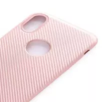 iphone korpusas - Korpuso galas, galinis dangtelis Evelatus         Apple      iPhone X Carbon       Pink - 2 nuotrauka
